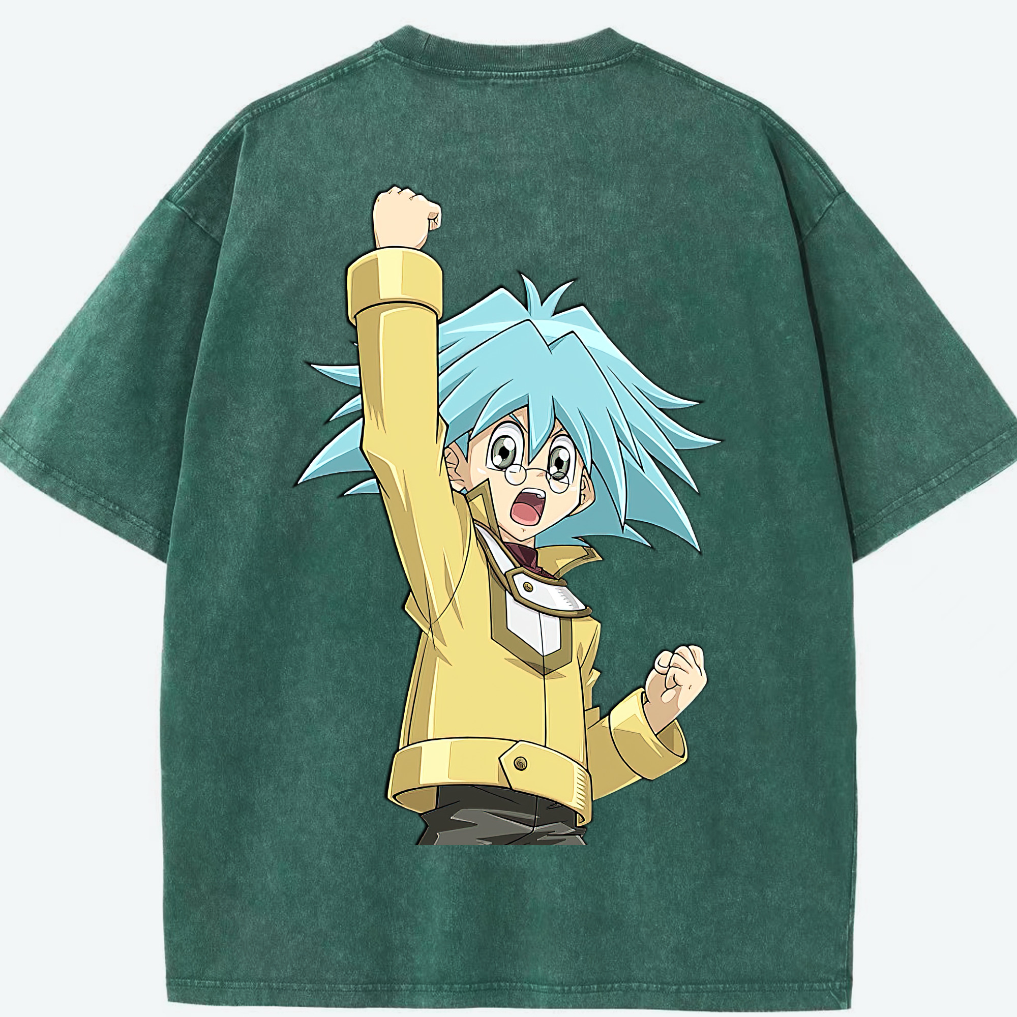 （画像用） 遊☆戯☆王 Yu-Gi-Oh! 綿100% ヴィンテージ風 半袖Tシャツ（背面プリント）